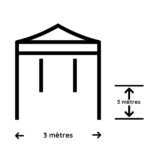 Espace extérieur 3 x 3 m