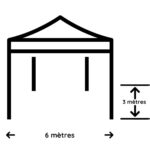 Espace extérieur 6 x 3 m