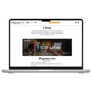 Bannière publicitaire sur la page «liste des exposants»